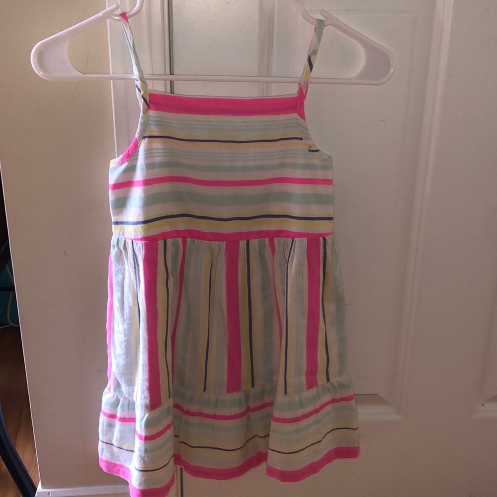 Vineyard Vines girls cotton stripped dress.